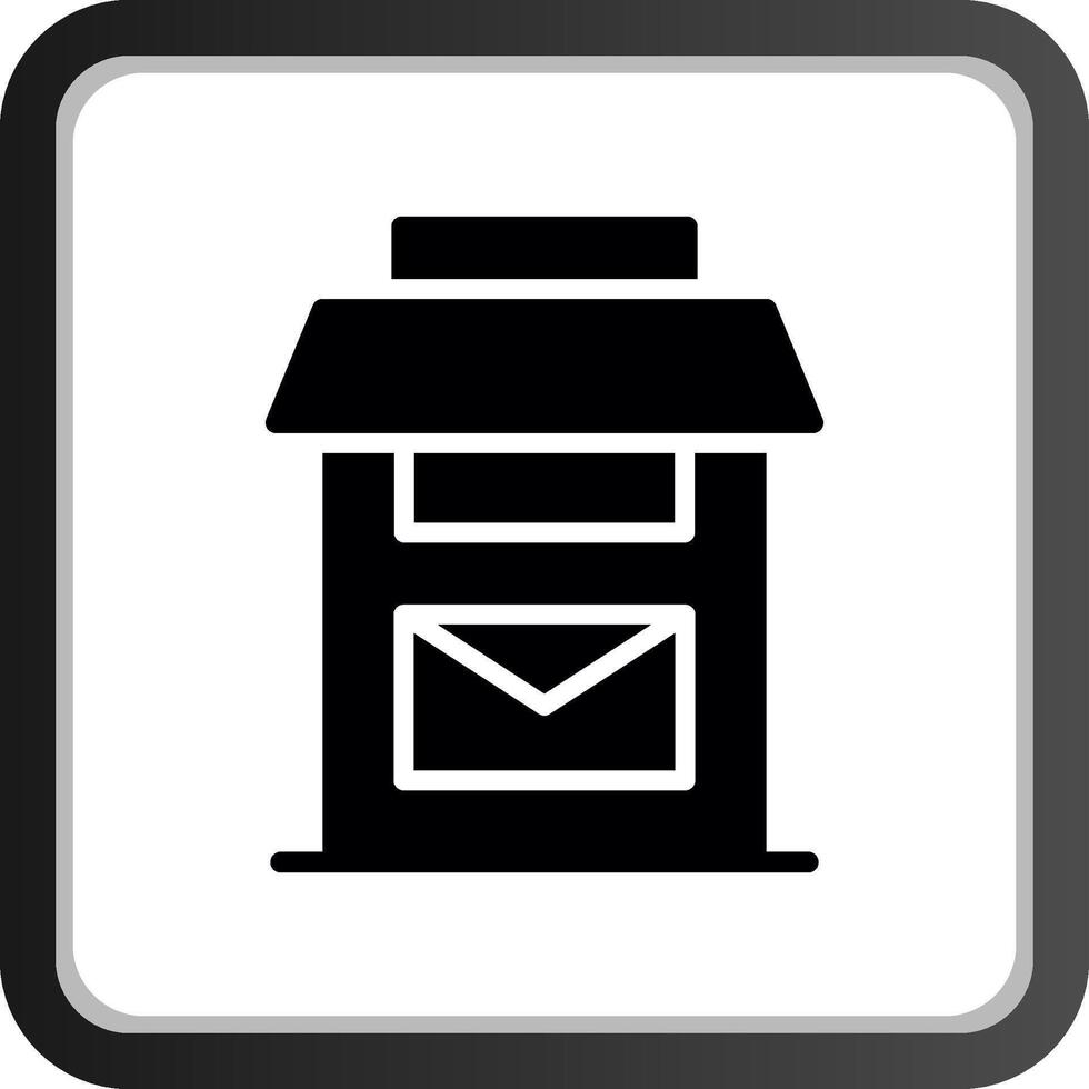 Postbox Creative Icon Design vector