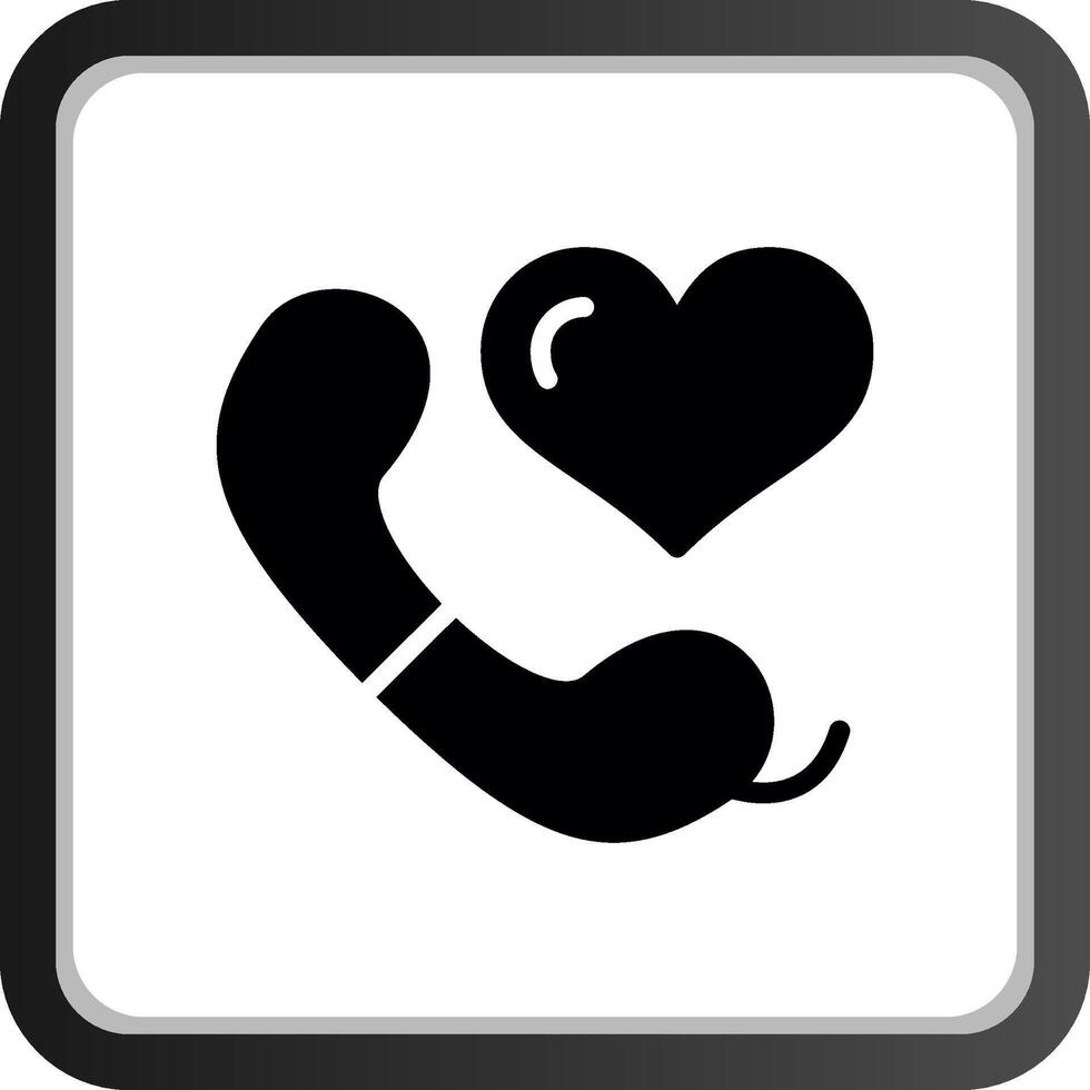 Love Call Creative Icon Design vector