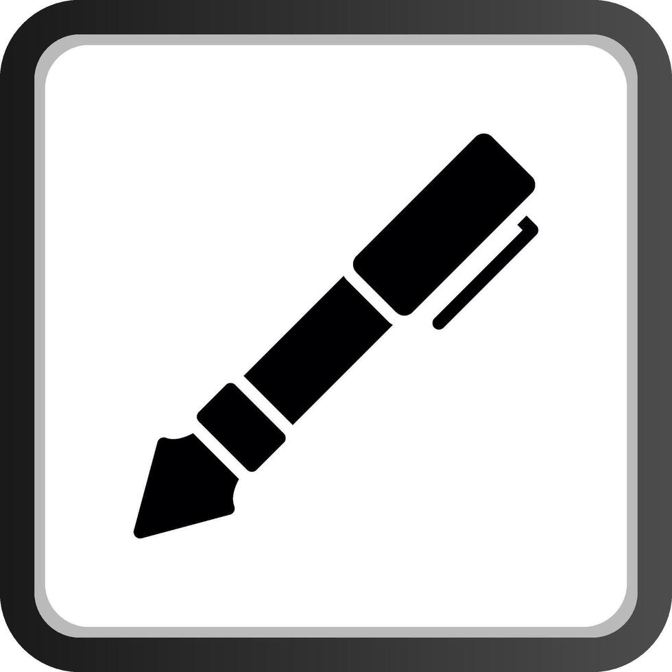 Fountain Pen Creative Icon Design vector