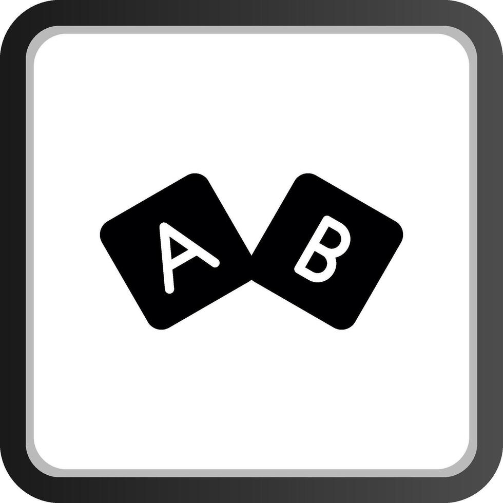 Abc Block Creative Icon Design vector