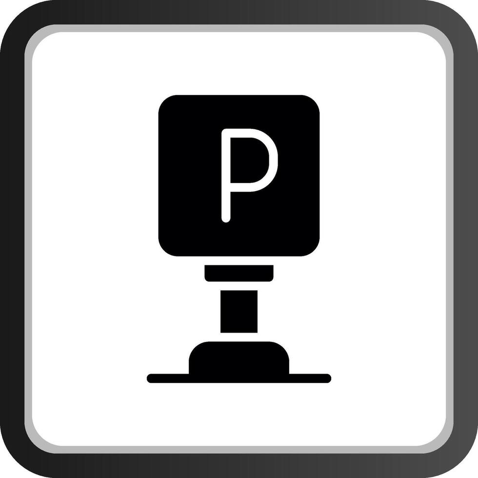 Parking Creative Icon Design vector