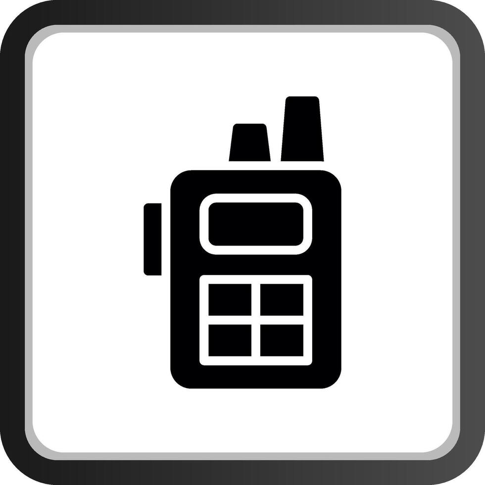 diseño de icono creativo de walkie talkie vector