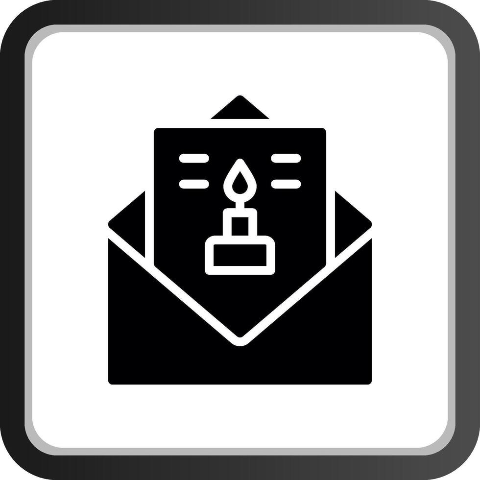Birthday Card Creative Icon Design vector