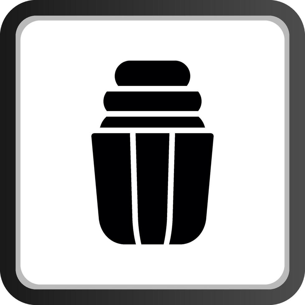 diseño de icono creativo de cupcake vector