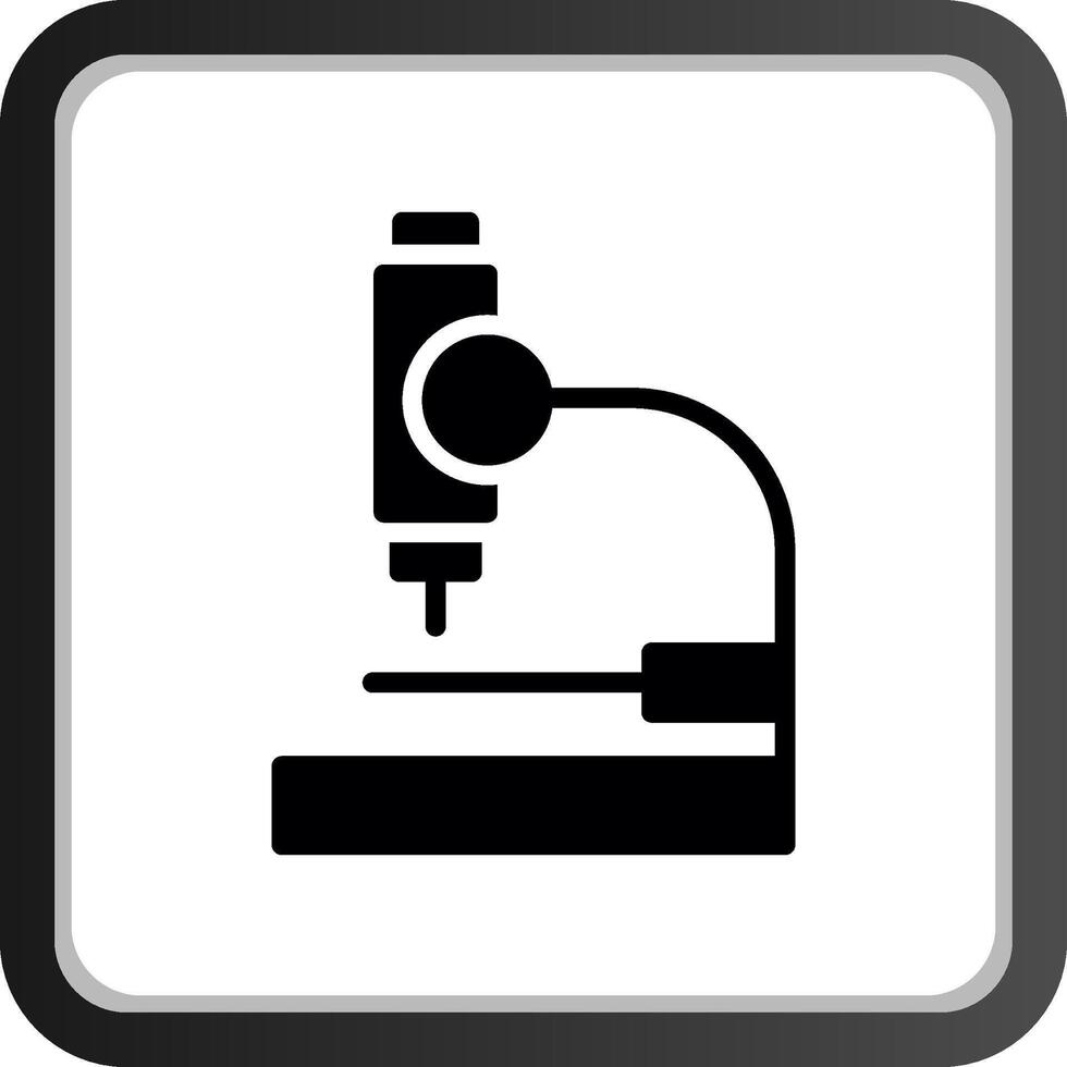 diseño de icono creativo de microscopio vector