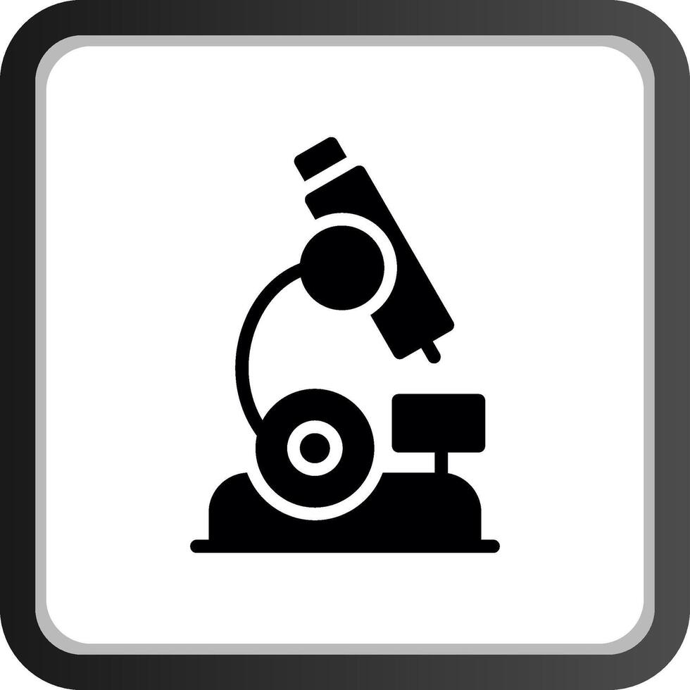 diseño de icono creativo de microscopio vector