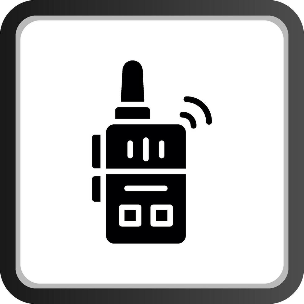 Walkie Talkie Creative Icon Design vector