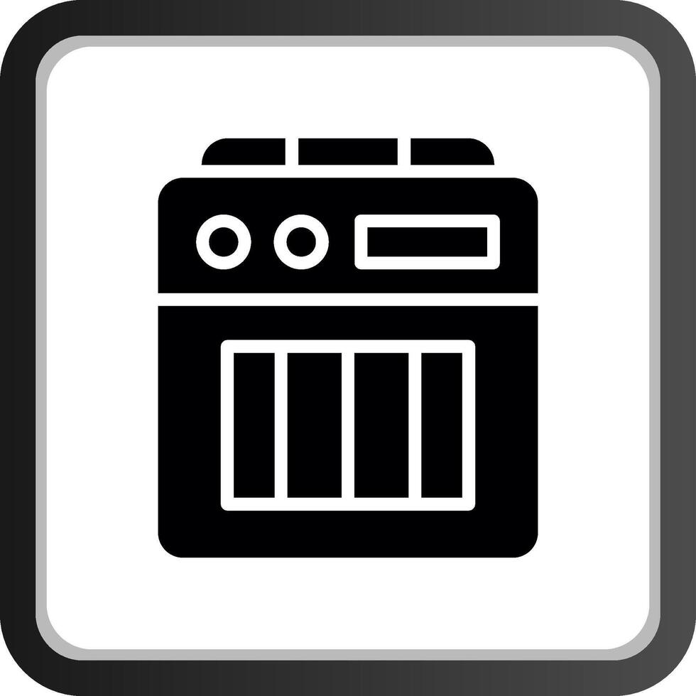 Amplifier Box Creative Icon Design vector