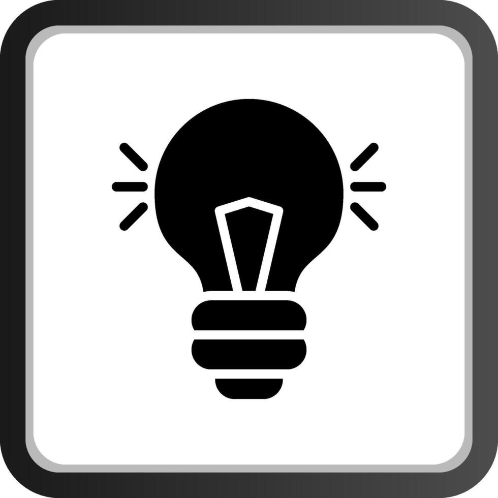 Light Bulb Creative Icon Design vector