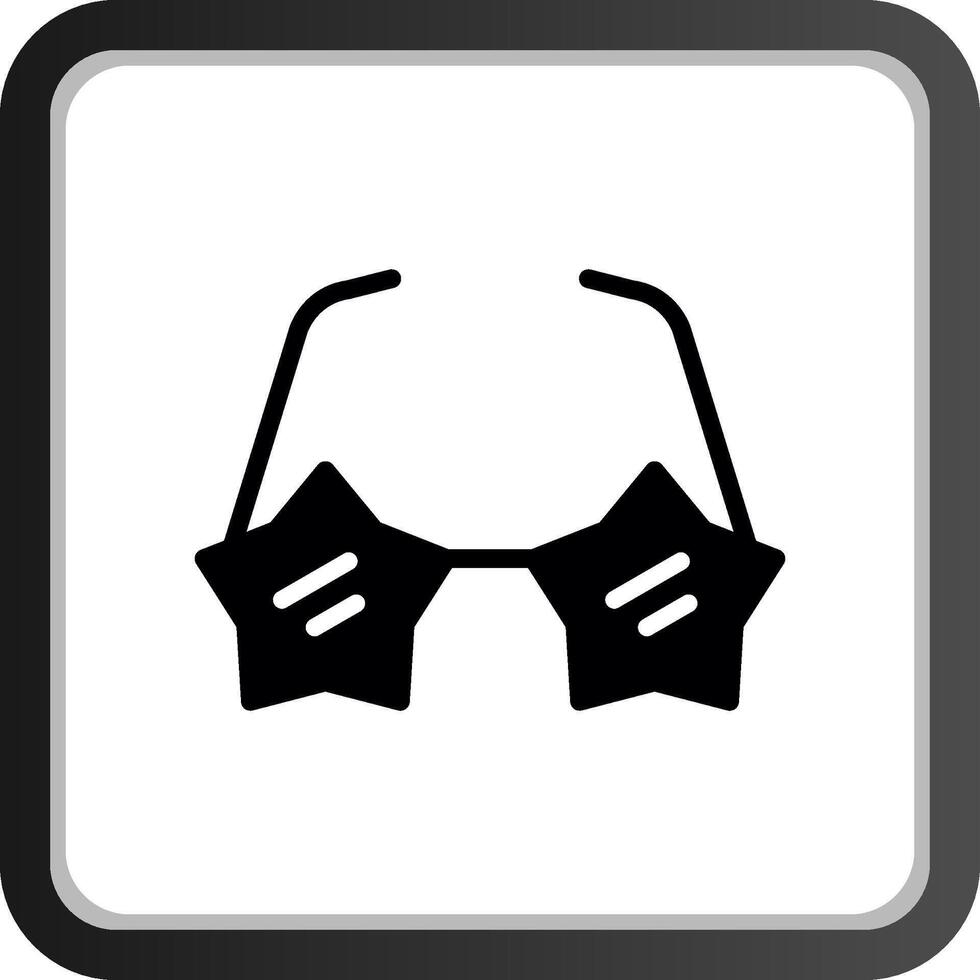 diseño de icono creativo de gafas de estrella vector