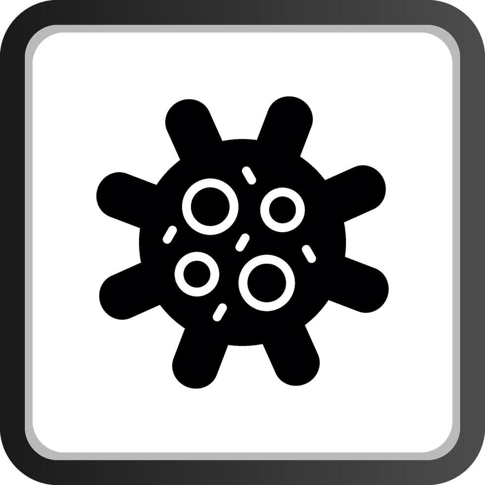 diseño de icono creativo de virus vector