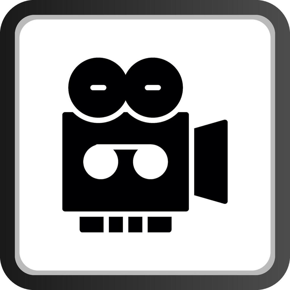 Video Camera Creative Icon Design vector