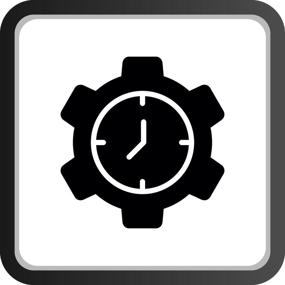 hora administración creativo icono diseño vector