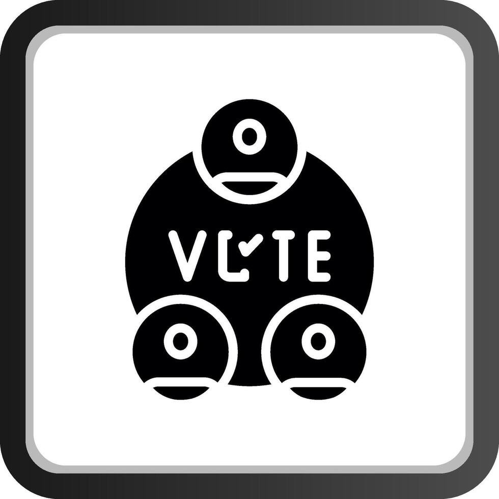 diseño de icono creativo de elecciones vector