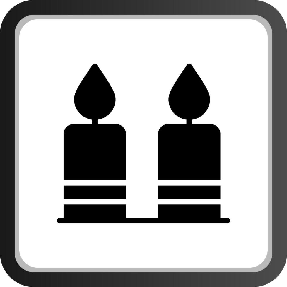 Candle Creative Icon Design vector