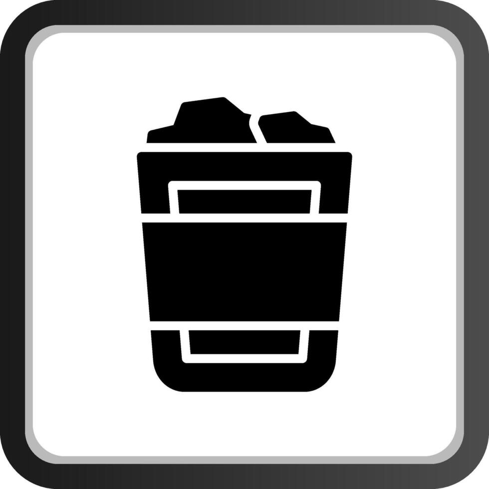 Paper Bin Creative Icon Design vector