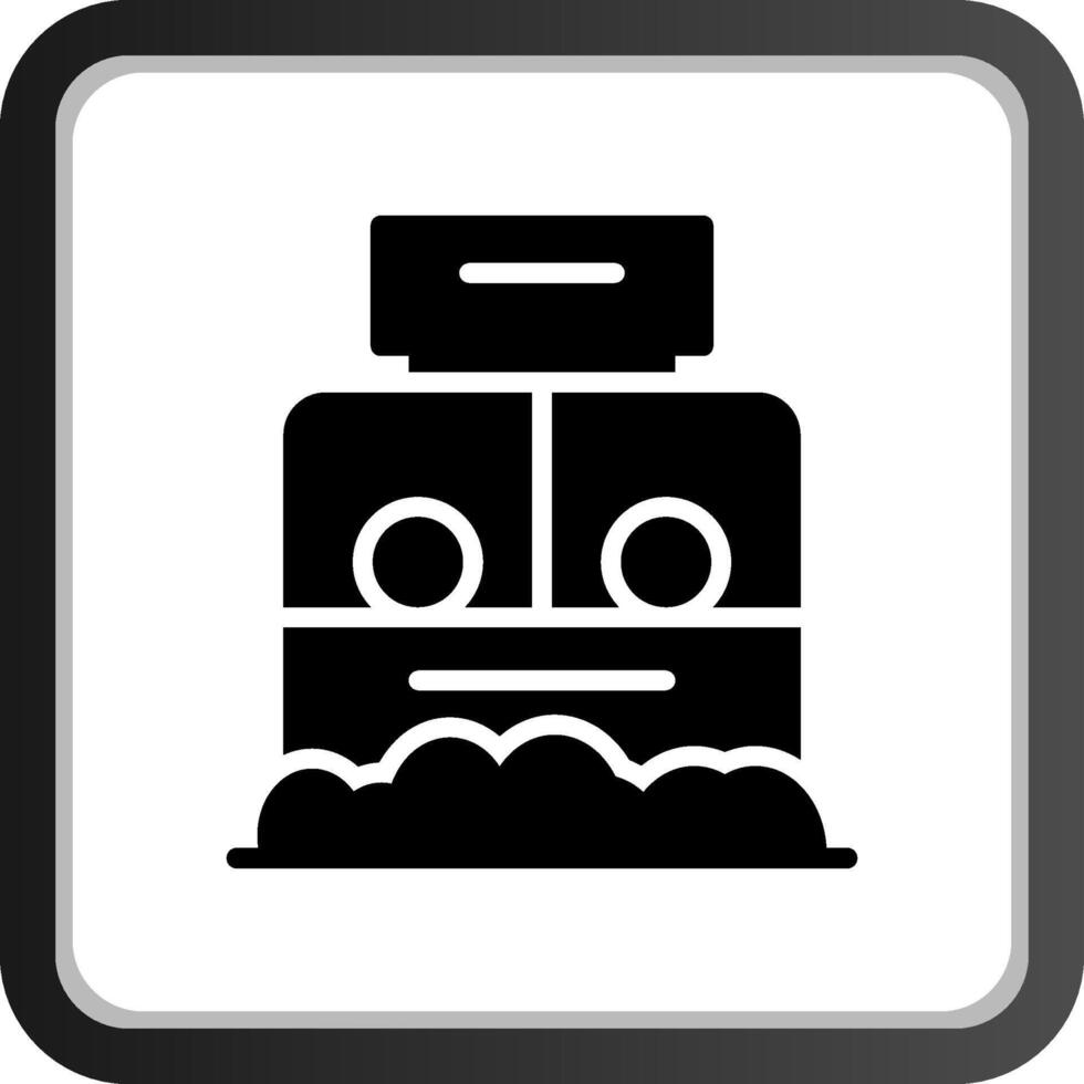 Ticket Box Creative Icon Design vector