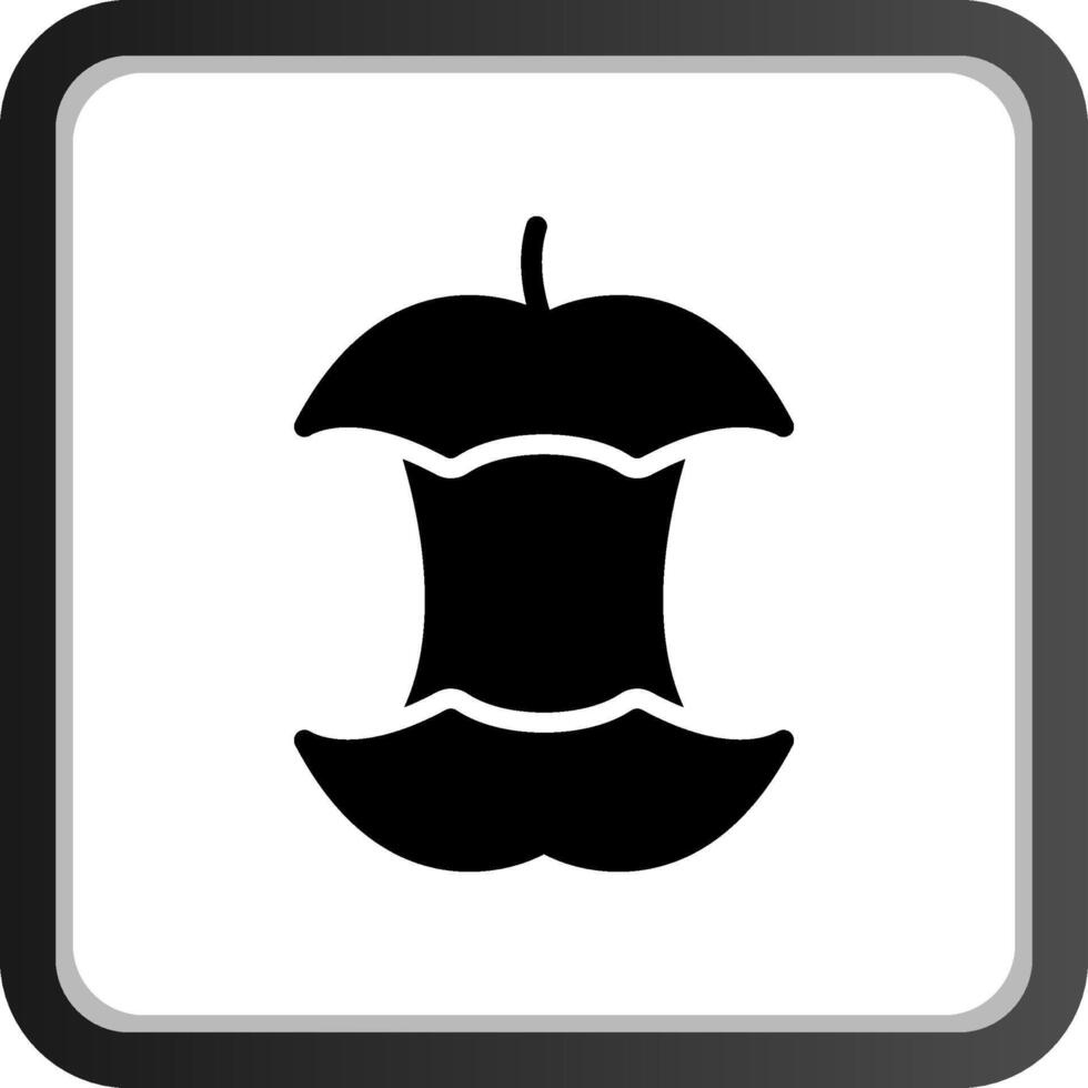 diseño de icono creativo de manzana vector