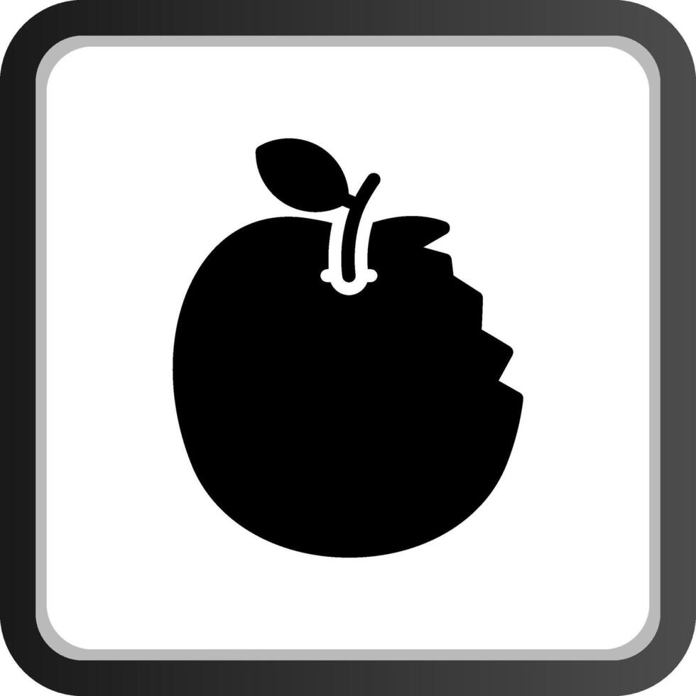 diseño de icono creativo de manzana vector