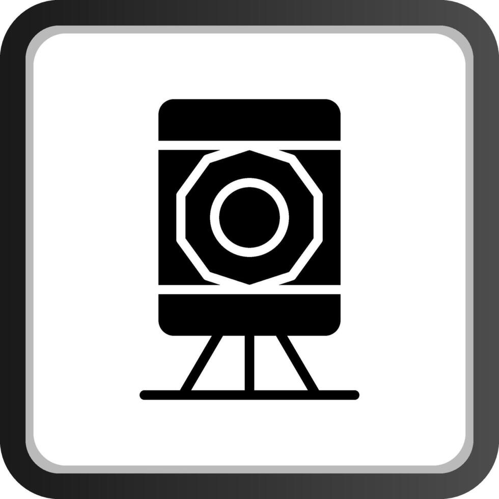 Theodolite Creative Icon Design vector