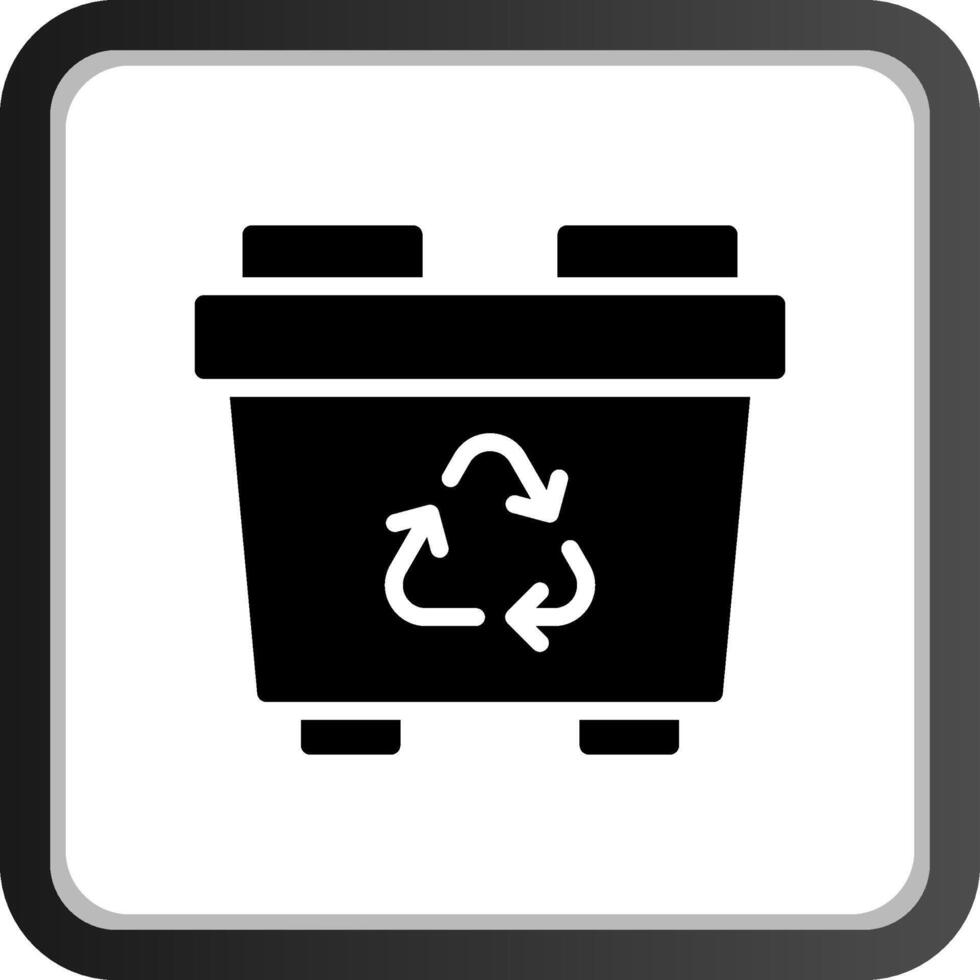 diseño de icono creativo de papelera de reciclaje vector