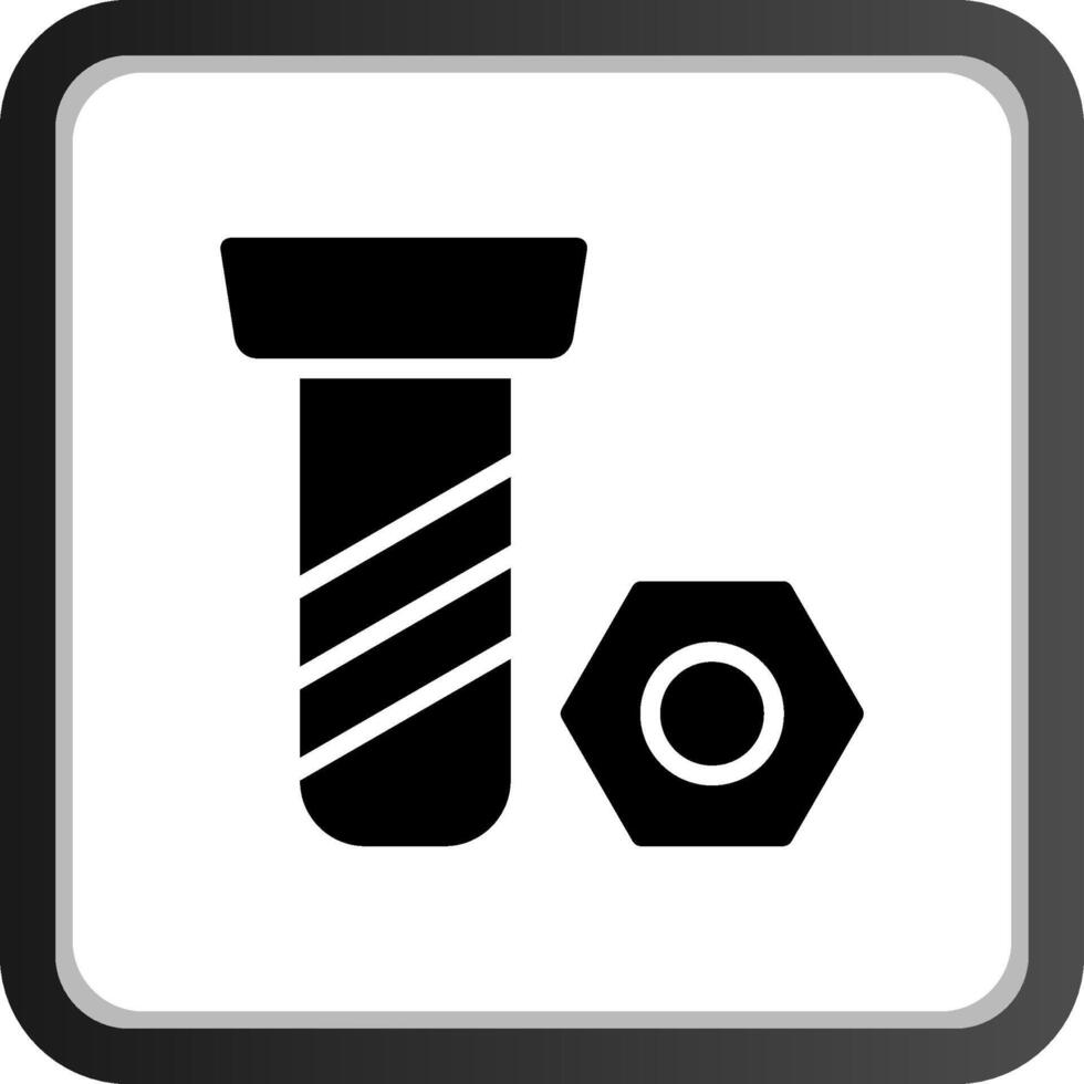 diseño de icono creativo de tornillo vector