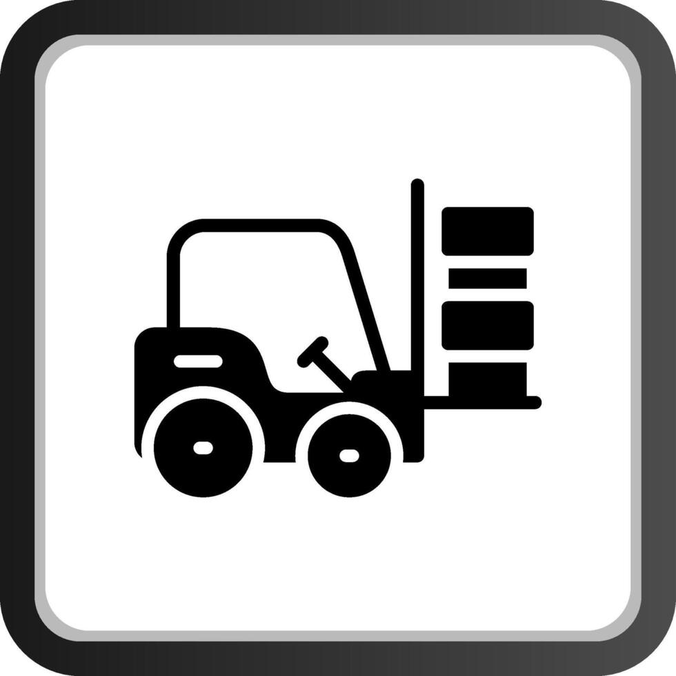 Forklift Creative Icon Design vector