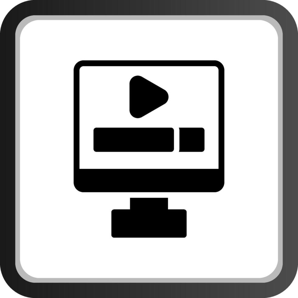 Video Play Creative Icon Design vector