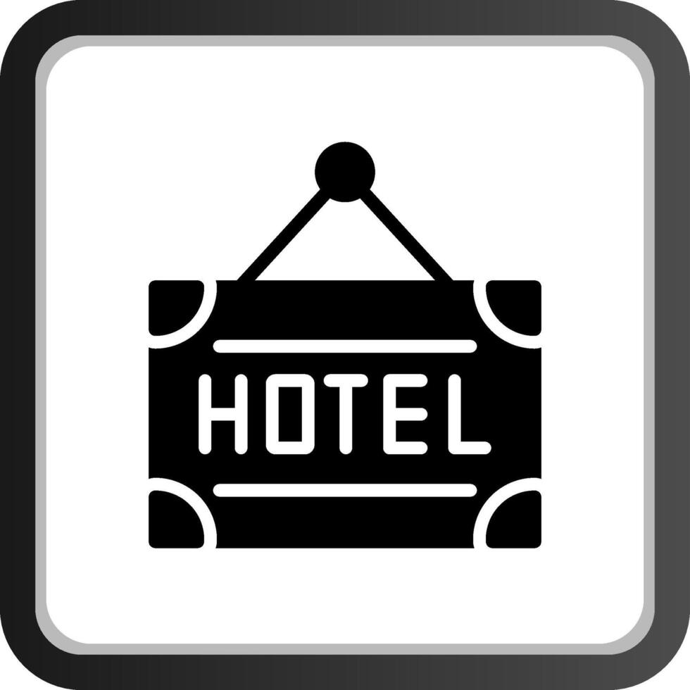 diseño de icono creativo de hotel vector