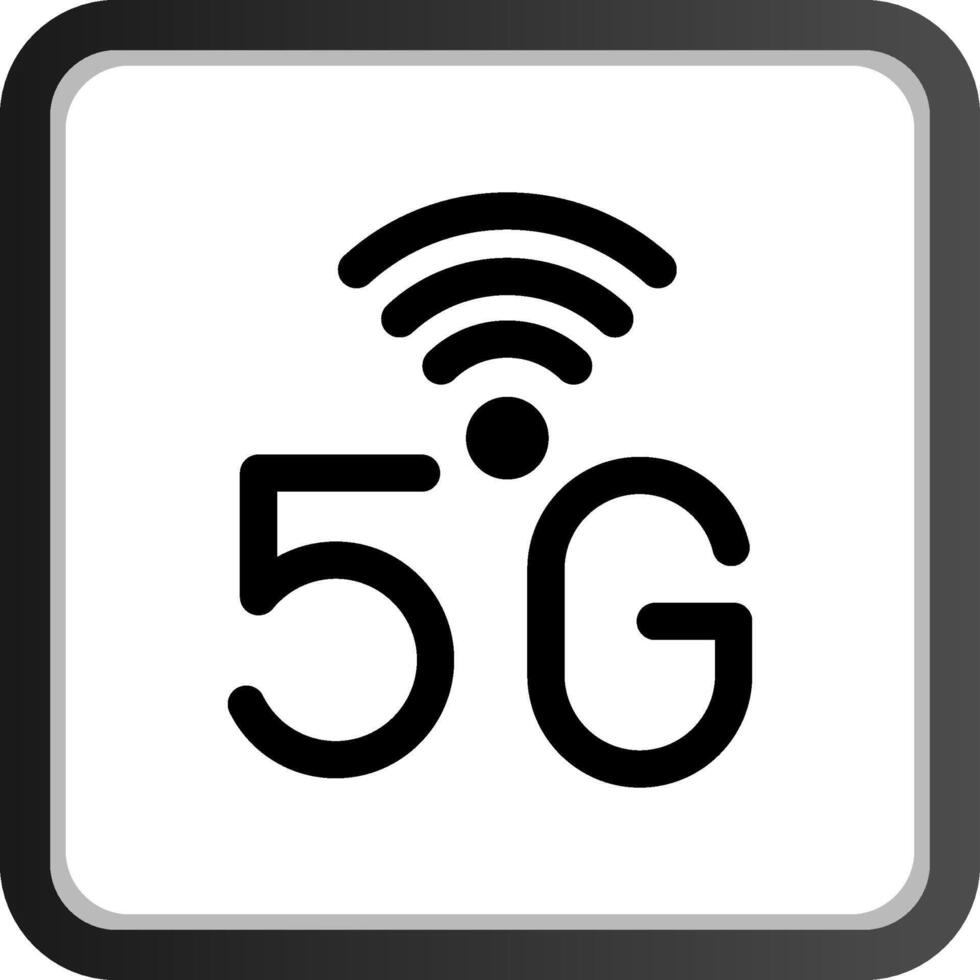 5G Creative Icon Design vector