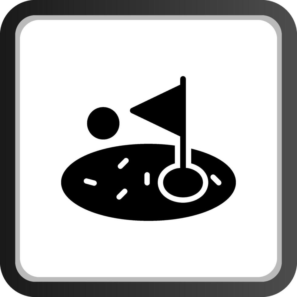 diseño de icono creativo de golf vector