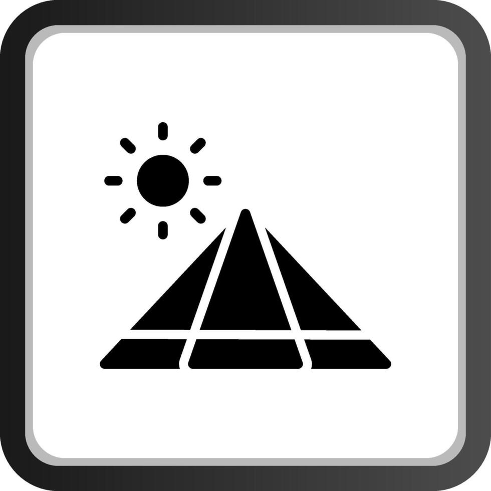 Pyramid Creative Icon Design vector