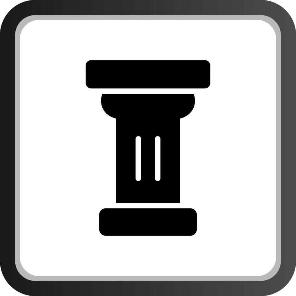 Pillar Creative Icon Design vector