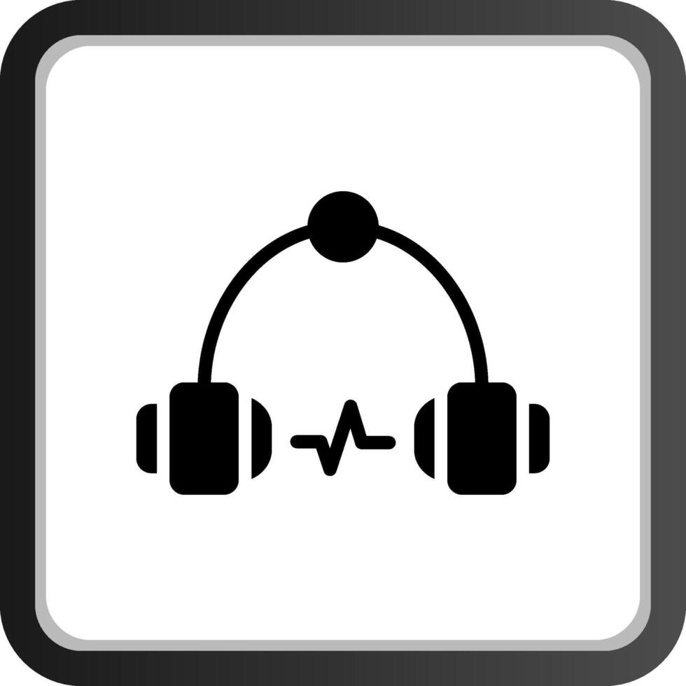 Headphone Creative Icon Design vector