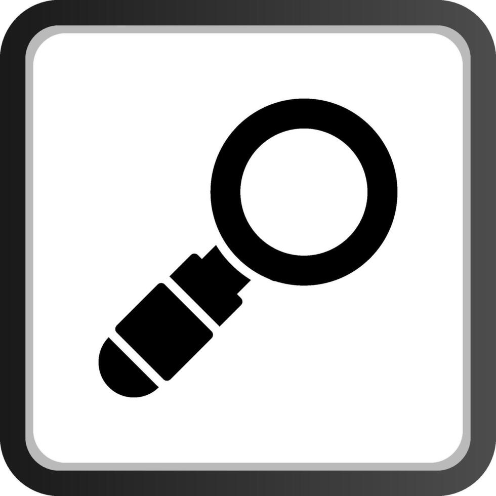 Magnifying Glass Creative Icon Design vector