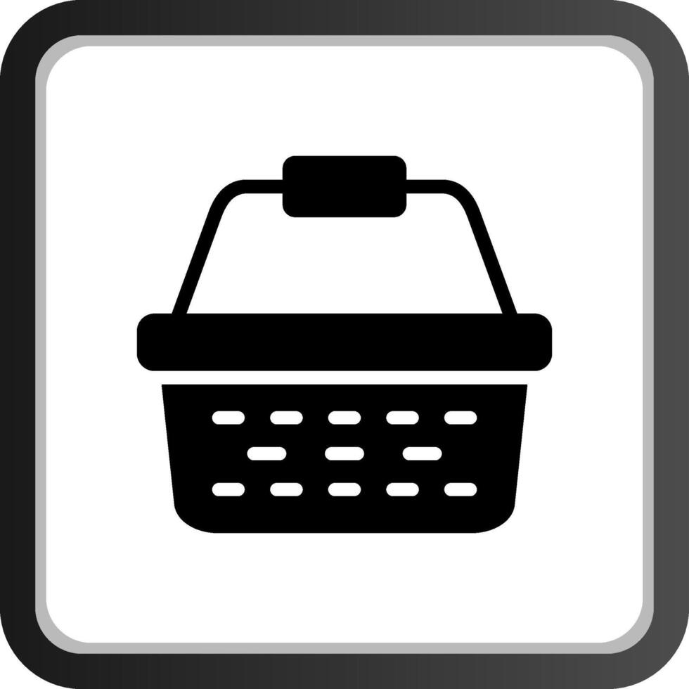 cesta de picnic diseño de icono creativo vector