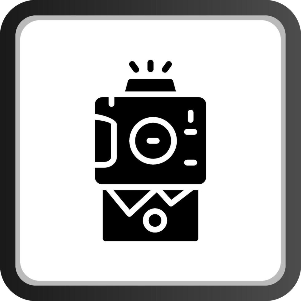 Instant Camera Creative Icon Design vector