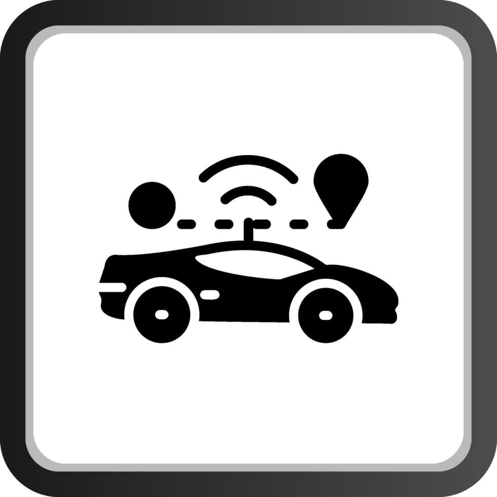 Self Driving Creative Icon Design vector