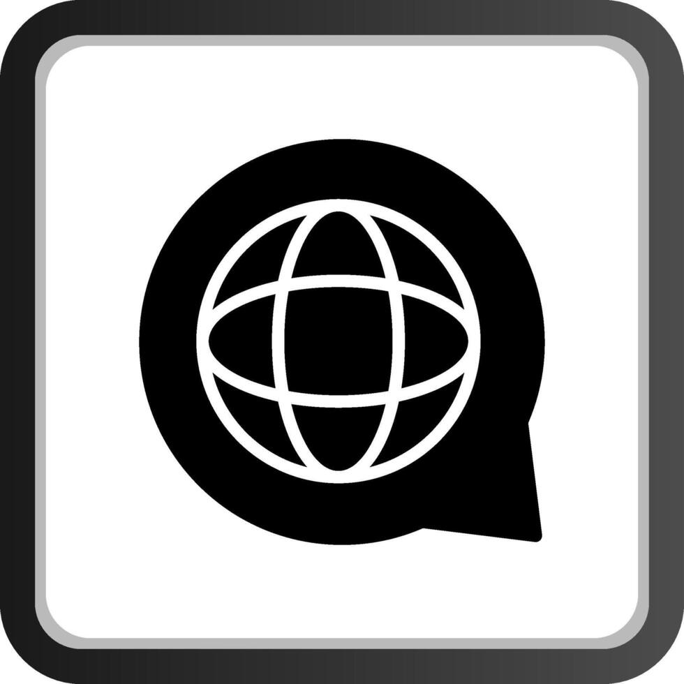 global servicios creativo icono diseño vector