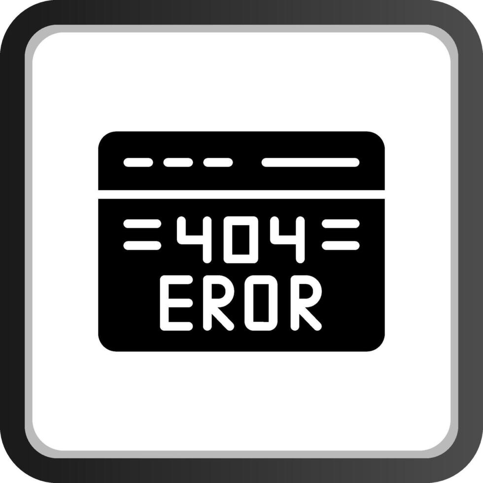 404 Error Creative Icon Design vector