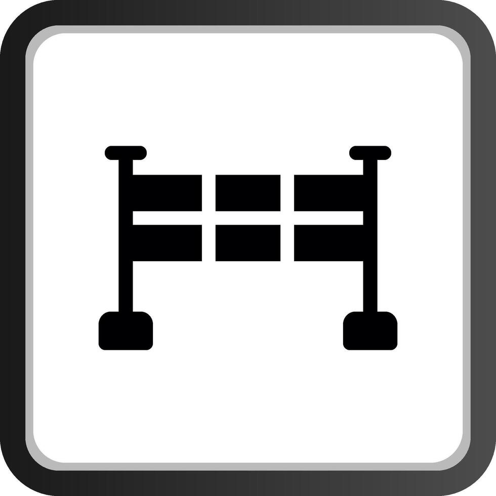 Finish Line Creative Icon Design vector