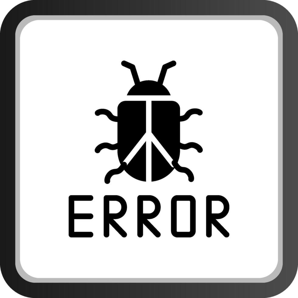 diseño de icono creativo de error vector