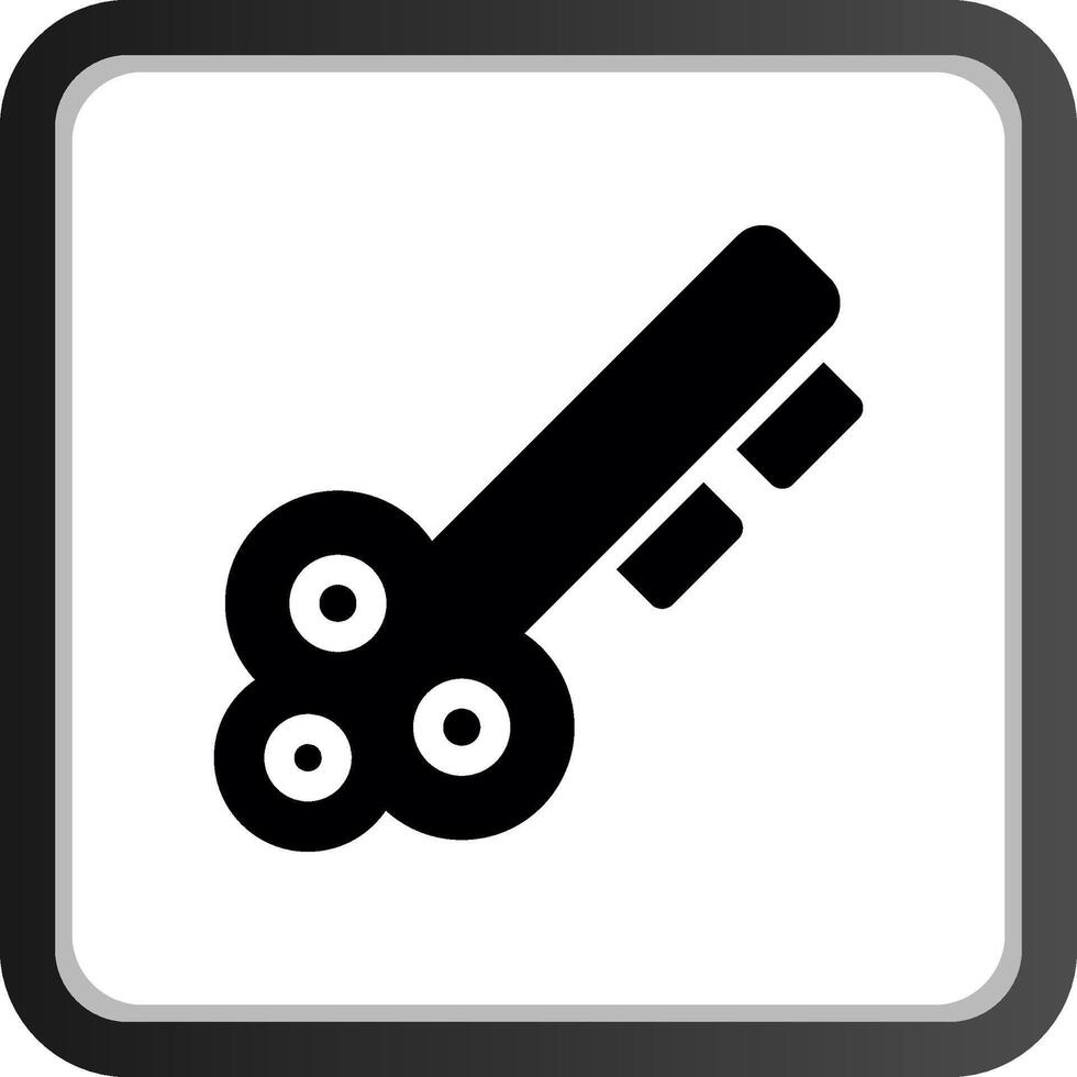 Door Key Creative Icon Design vector