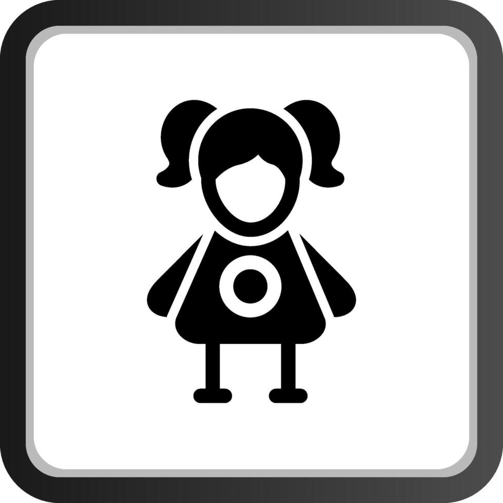 Doll Creative Icon Design vector