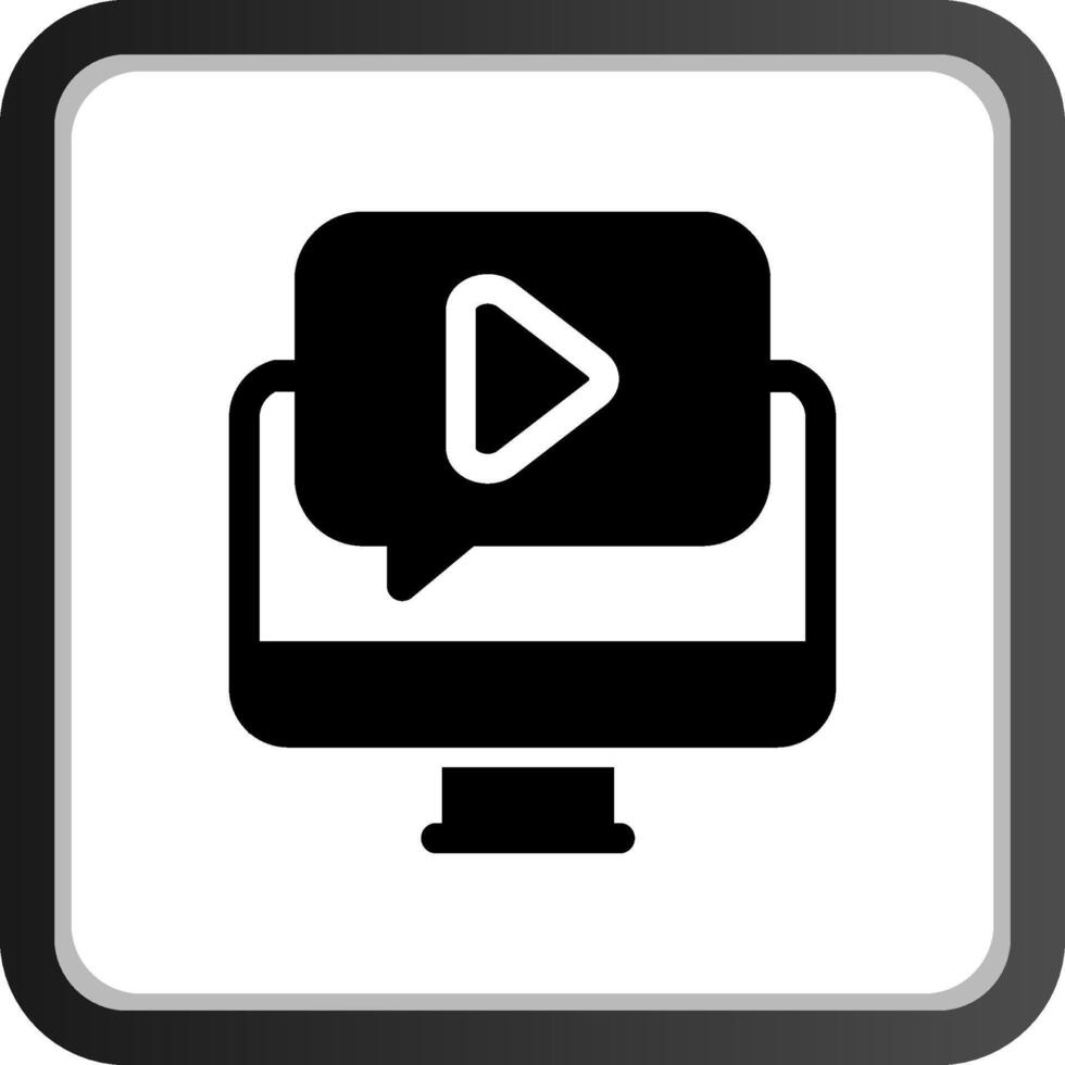 Video Tutorial Creative Icon Design vector