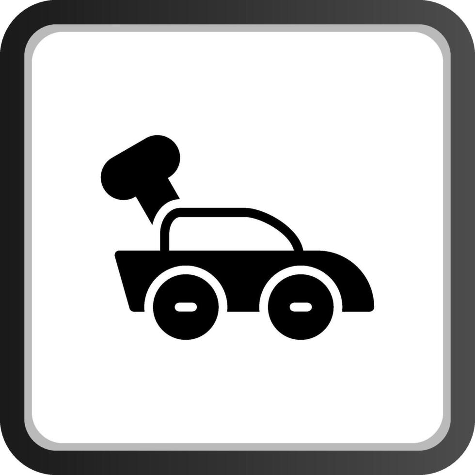 Car Toy Creative Icon Design vector