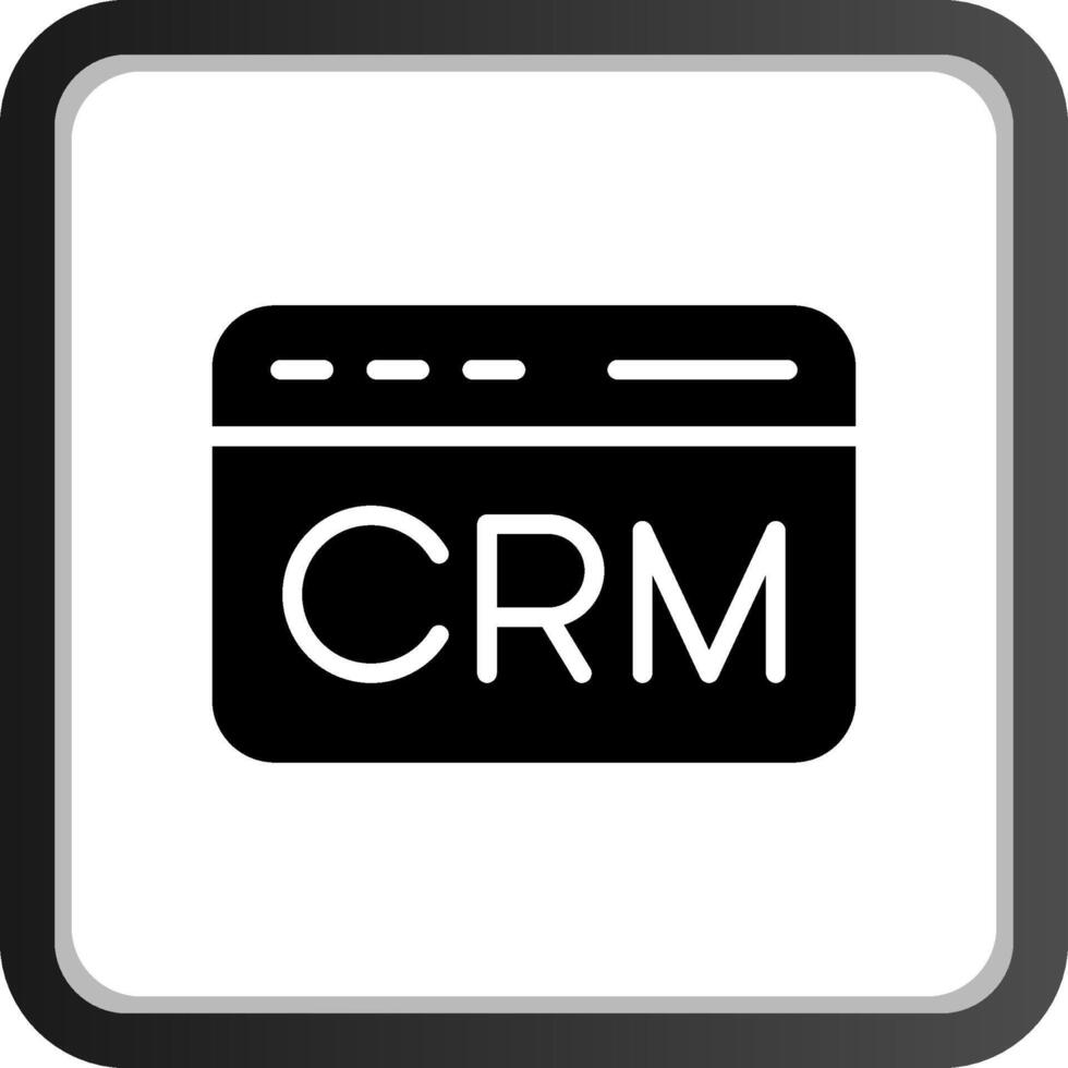CRM Creative Icon Design vector