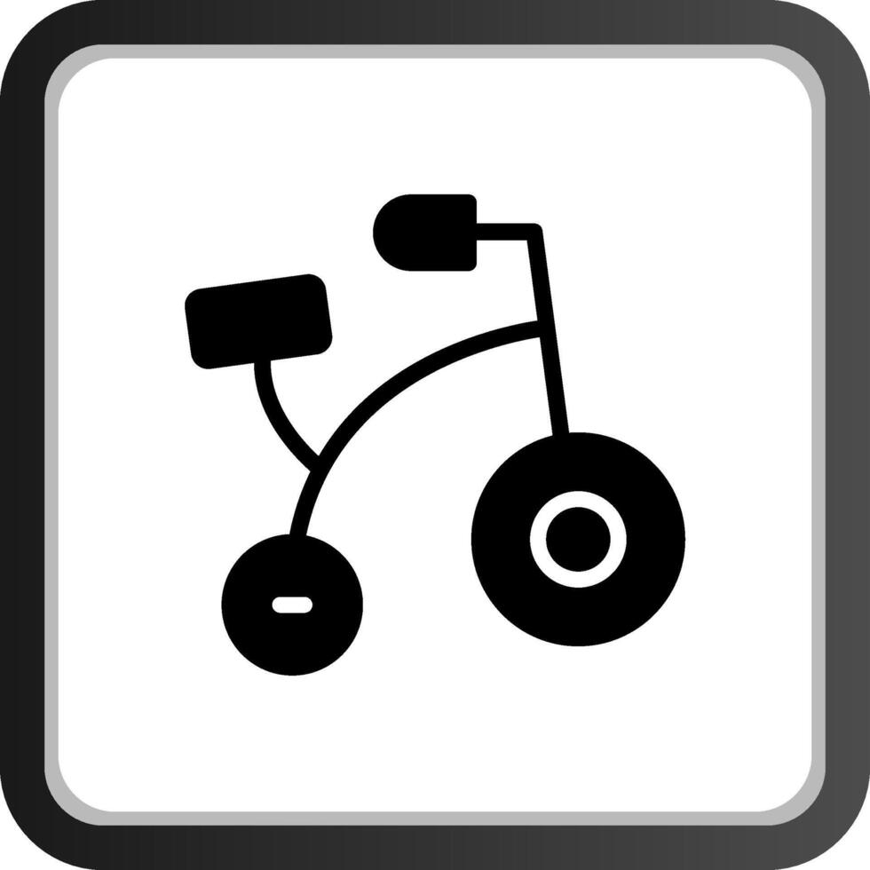 Bike Toy Creative Icon Design vector