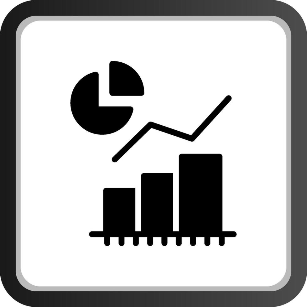 Statistical Analysis Creative Icon Design vector