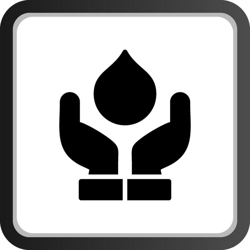 Water Conservation Creative Icon Design vector
